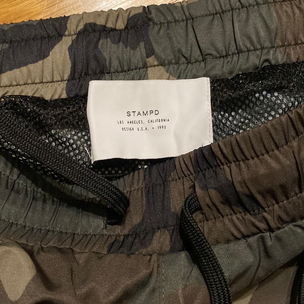 STAMPD - Mens Nylon Joggers - Camouflage - Size M (Slim Fit) - Picture 9 of 10